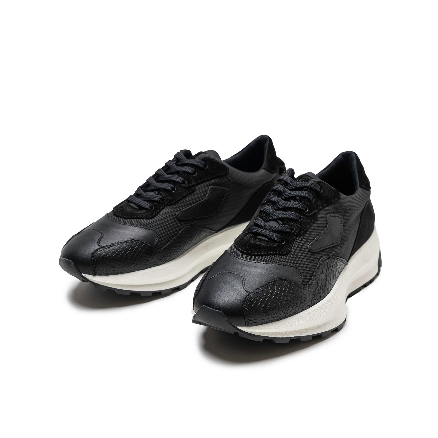 エアコア AERON 006 BLACK-CROCO SNEAKERS – Biaggio
