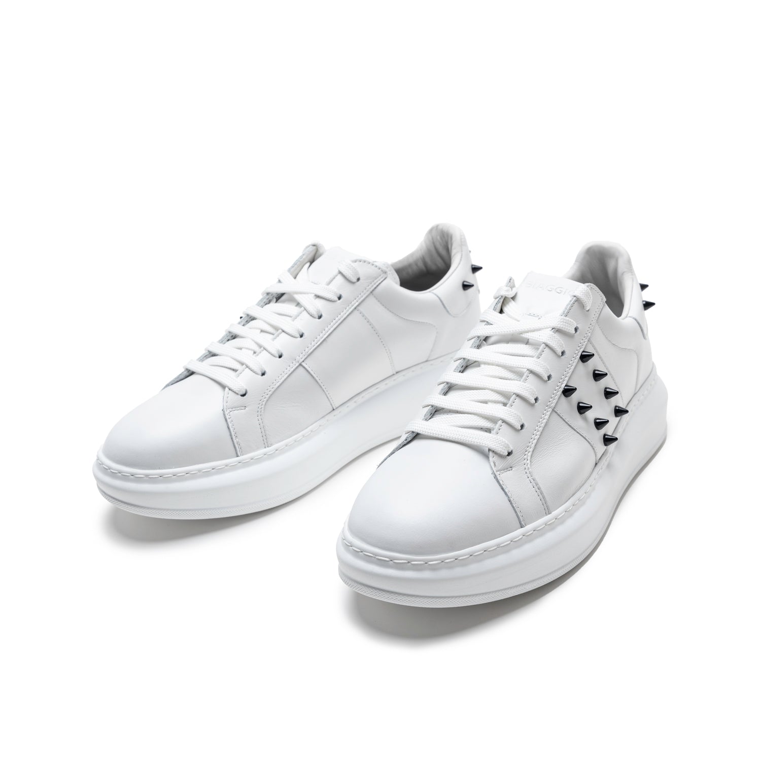 STREET 66 WHITE STUDS SNEAKERS – Biaggio
